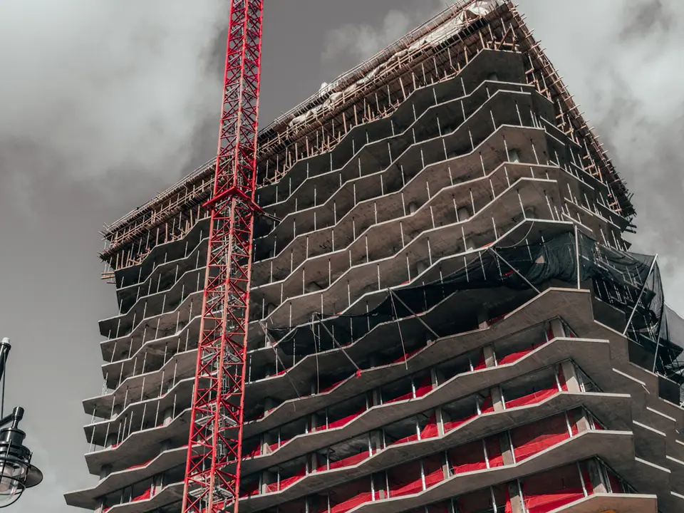 Bâtiment en construction — photographie d’illustration